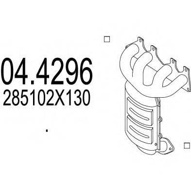 MTS 044296 Каталізатор