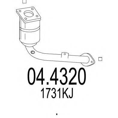 MTS 044320 Каталізатор