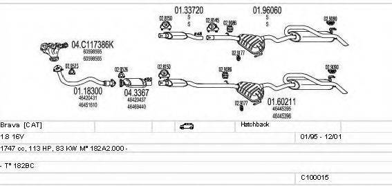 MTS C100015012721 Система випуску ОГ