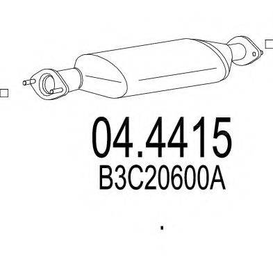 MTS 044415 Каталізатор