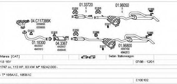 MTS C100102012812 Система випуску ОГ