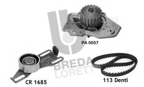 BREDA LORETT KPA0113A Водяний насос + комплект зубчастого ременя