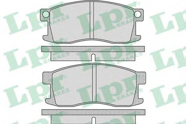 LPR 05P1094 Комплект гальмівних колодок, дискове гальмо