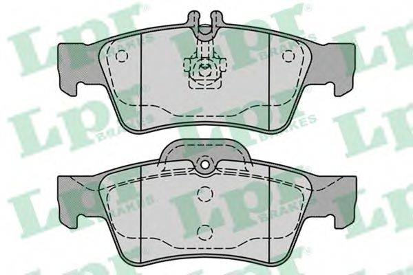 LPR 05P1232 Комплект гальмівних колодок, дискове гальмо