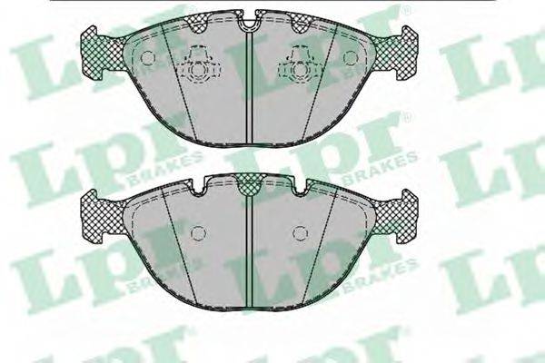 LPR 05P1330 Комплект гальмівних колодок, дискове гальмо
