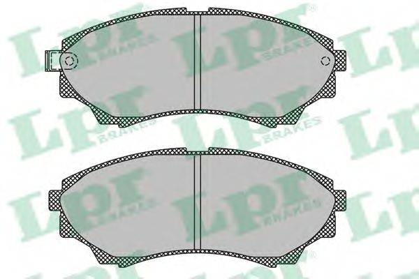 LPR 05P1499 Комплект гальмівних колодок, дискове гальмо