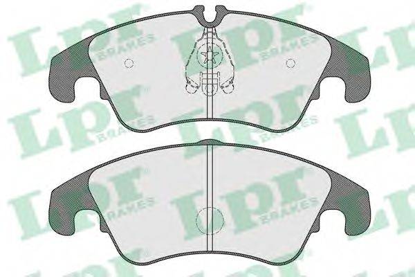 LPR 05P1532 Комплект гальмівних колодок, дискове гальмо