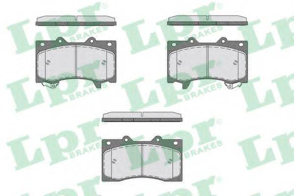LPR 05P1797 Комплект гальмівних колодок, дискове гальмо