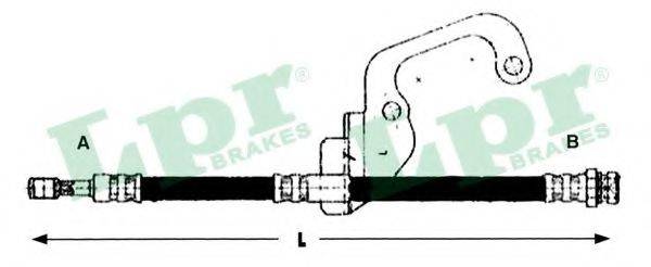 LPR 6T46849 Гальмівний шланг