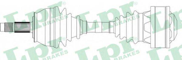 LPR DS20115 Приводний вал