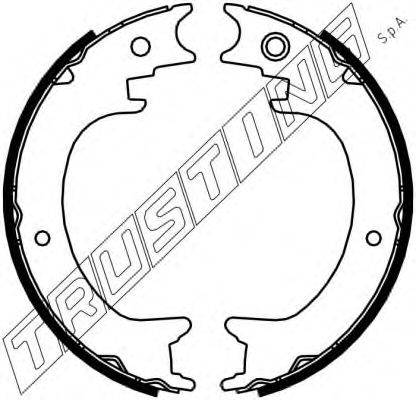 TRUSTING 110339 Комплект гальмівних колодок, стоянкова гальмівна система