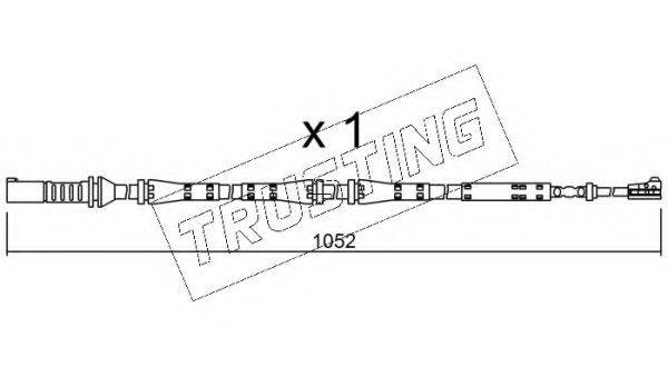 TRUSTING SU275 Сигналізатор, знос гальмівних колодок