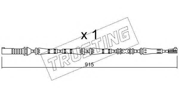 TRUSTING SU287 Сигналізатор, знос гальмівних колодок