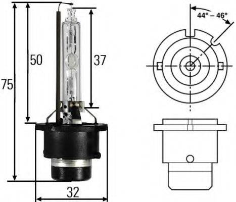 HELLA 8GS007949301 Лампа розжарювання, основна фара; Лампа розжарювання