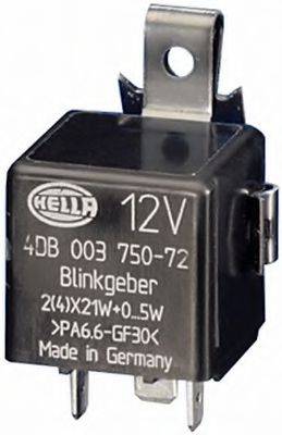 HELLA 4DB003750721 Переривач покажчиків повороту; Переривник покажчиків повороту