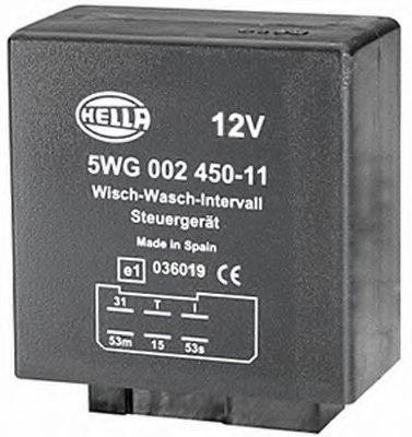 HELLA 5WG002450111 Реле, інтервал включення склоочисника; Реле, інтервал включення склоочисника