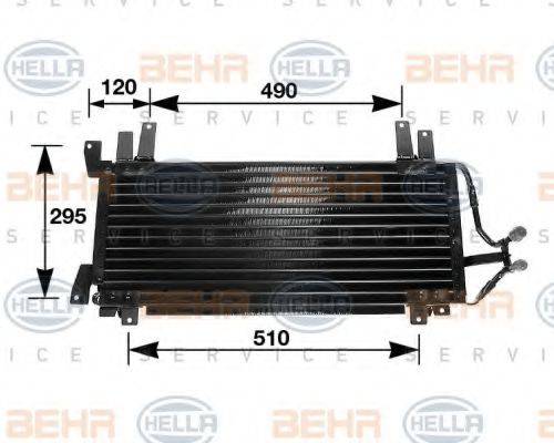 HELLA 8FC351035341 Конденсатор, кондиціонер