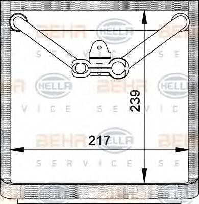 HELLA 8FV351210341 Випарник, кондиціонер