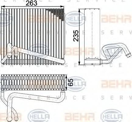 HELLA 8FV351330521 Випарник, кондиціонер