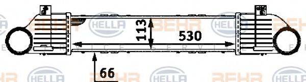 HELLA 8ML376723041 Інтеркулер