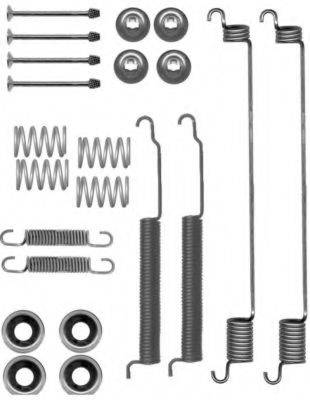 HELLA 8DZ355200781 Комплектуючі, гальмівна колодка