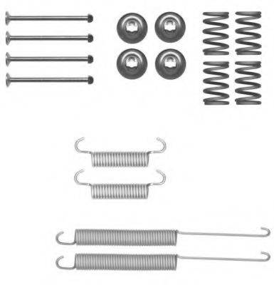 HELLA 8DZ355205411 Комплектуючі, гальмівна колодка