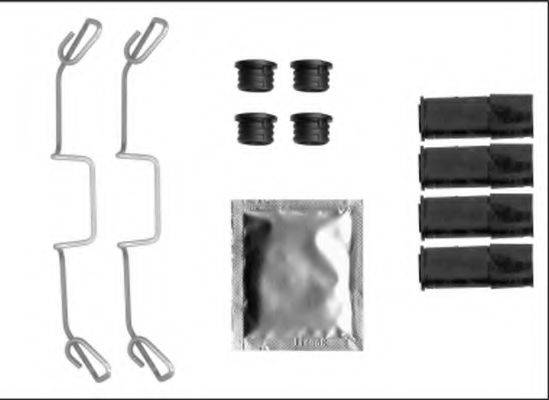 HELLA 8DZ355205611 комплект приладдя, гальмівний супорт