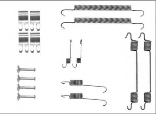 HELLA 8DZ355205841 Комплектуючі, гальмівна колодка