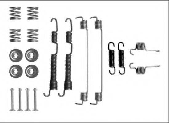 HELLA 8DZ355206081 Комплектуючі, гальмівна колодка