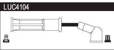 LUCAS ELECTRICAL LUC4104 Комплект дротів запалювання