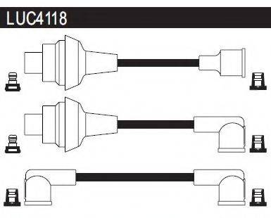 LUCAS ELECTRICAL LUC4118 Комплект дротів запалювання