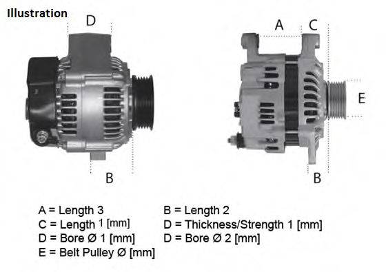 LUCAS ELECTRICAL LRA03062 Генератор