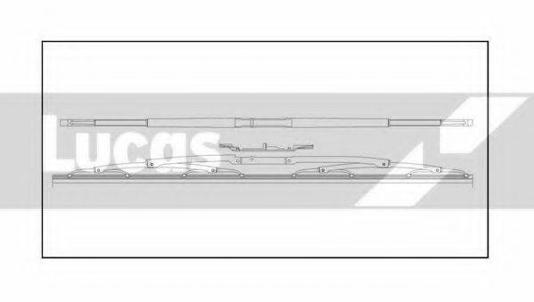 LUCAS ELECTRICAL LLWCB21B Щітка склоочисника