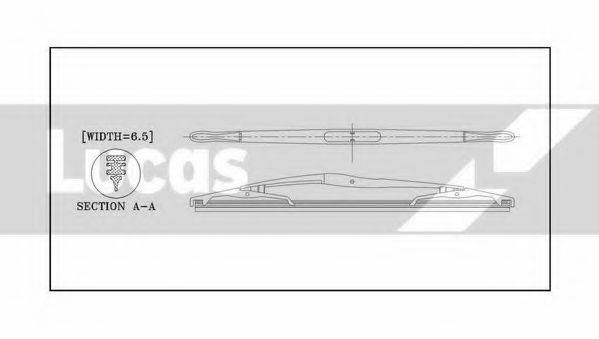 LUCAS ELECTRICAL LLWCR13A Щітка склоочисника