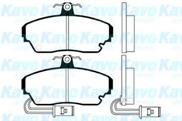 KAVO PARTS BP2007 Комплект гальмівних колодок, дискове гальмо