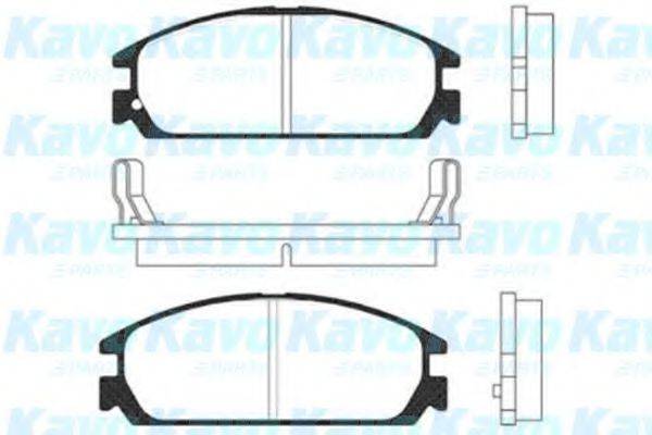 KAVO PARTS BP2008 Комплект гальмівних колодок, дискове гальмо