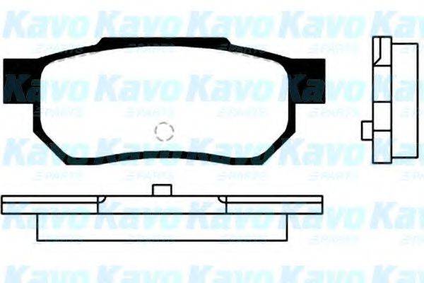 KAVO PARTS BP2028 Комплект гальмівних колодок, дискове гальмо