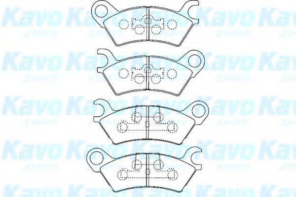 KAVO PARTS BP4547 Комплект гальмівних колодок, дискове гальмо