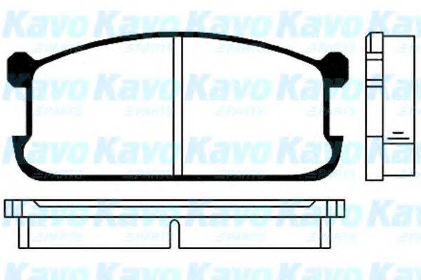 KAVO PARTS BP5501 Комплект гальмівних колодок, дискове гальмо