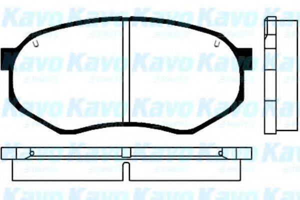 KAVO PARTS BP5502 Комплект гальмівних колодок, дискове гальмо