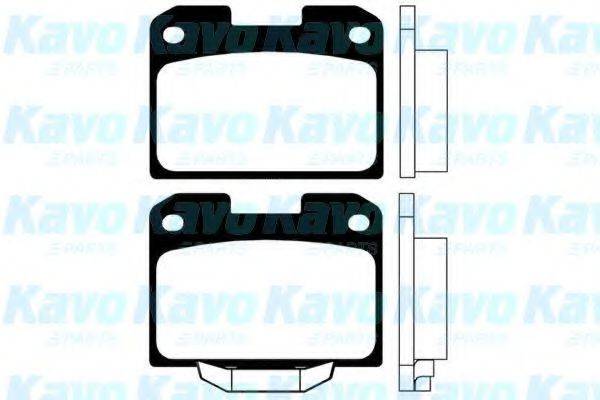 KAVO PARTS BP5525 Комплект гальмівних колодок, дискове гальмо