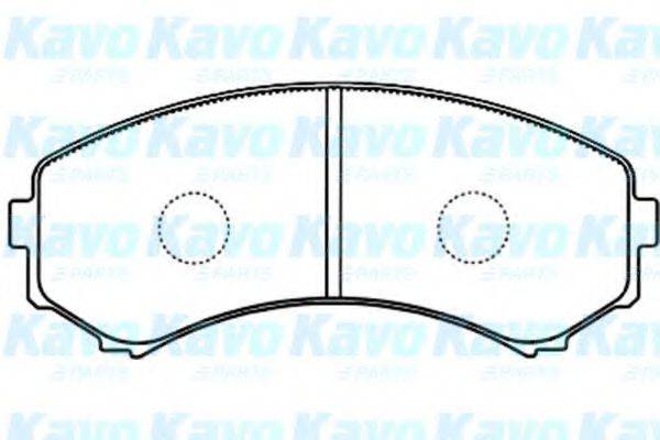 KAVO PARTS BP5545 Комплект гальмівних колодок, дискове гальмо