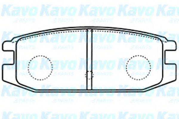 KAVO PARTS BP5548 Комплект гальмівних колодок, дискове гальмо