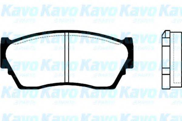 KAVO PARTS BP6522 Комплект гальмівних колодок, дискове гальмо