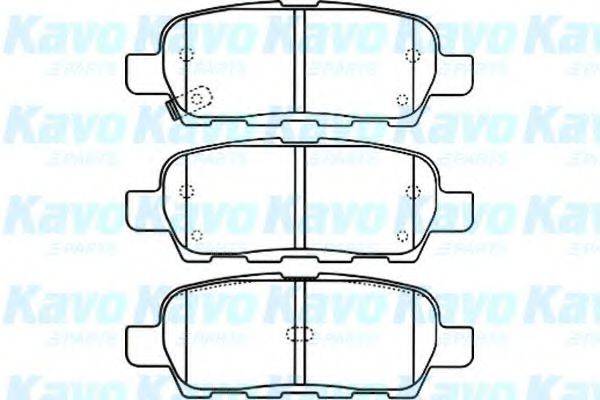 KAVO PARTS BP6571 Комплект гальмівних колодок, дискове гальмо