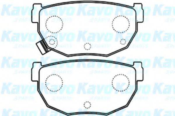 KAVO PARTS BP6588 Комплект гальмівних колодок, дискове гальмо