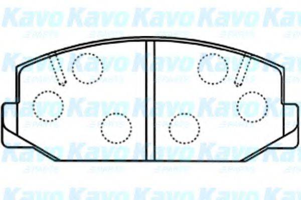 KAVO PARTS BP9092 Комплект гальмівних колодок, дискове гальмо