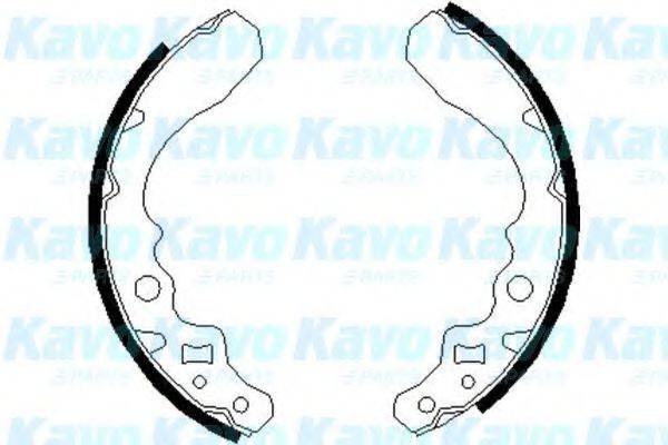 KAVO PARTS BS1906 Комплект гальмівних колодок