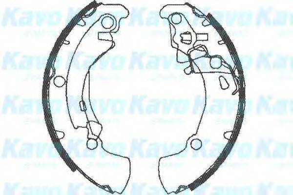 KAVO PARTS BS1909 Комплект гальмівних колодок