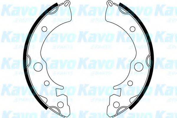 KAVO PARTS BS2909 Комплект гальмівних колодок